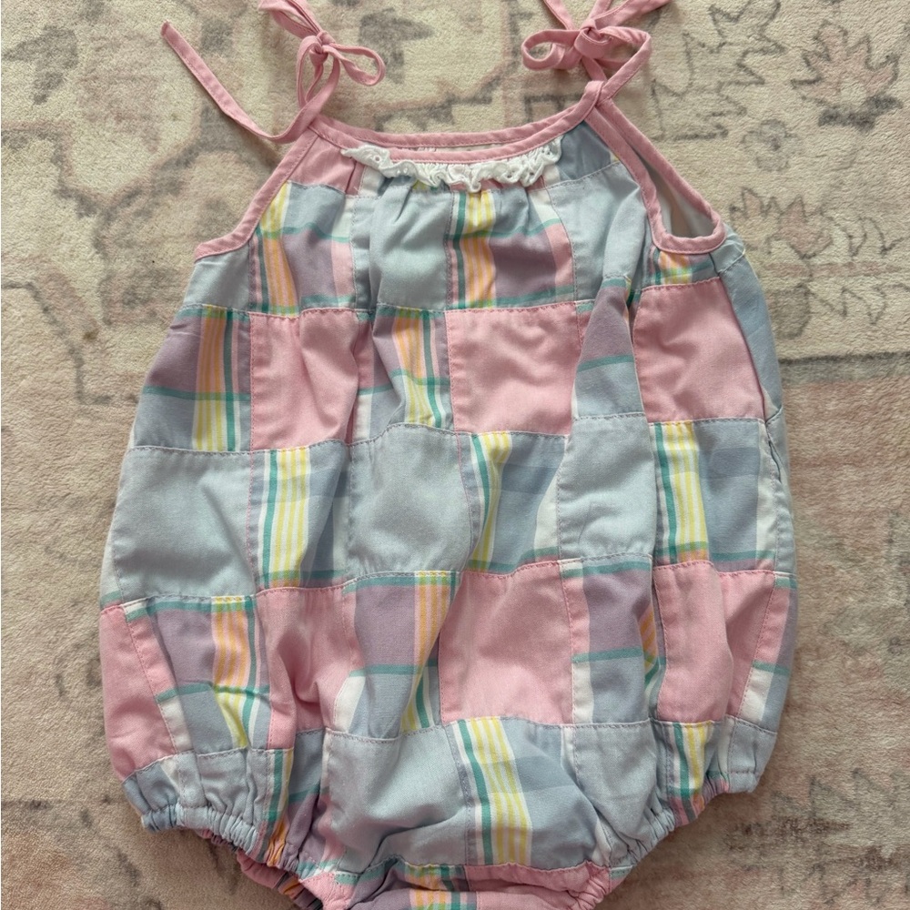 TBBC Pink and Blue Patchwork Bubble
